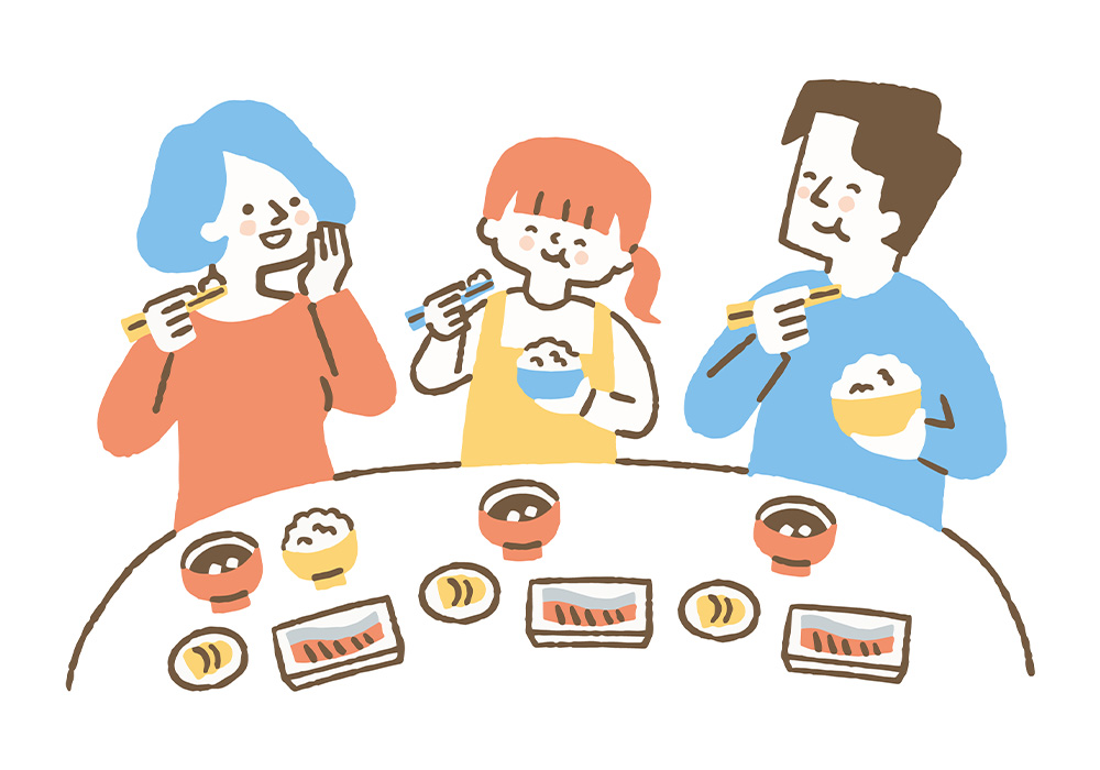 規則正しい食習慣を続ける